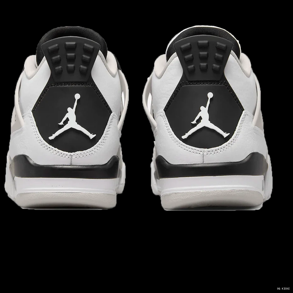 GS Air Jordan Black Military Retro 4 0824